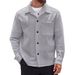 Cross-Border New European And American Sports Casual Long-Sleeve Solid Color Versatile Fashion Trend Jacquard Men's_mkmklike.com