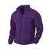 European And American Men's Polar Fleece Spring Autumn Winter Outdoor Zipper Stand Collar Jacket Top_mkmklike.com
