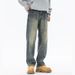 Cleanfit Autumn And Winter New Jeans Men's Fit Straight Tube Loose Plus Size Youth Middle Waist Trendy Retro Washed Eight Tube Xiansen Zhi Clothes_mkmklike.com