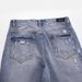 Men's Clothing High Street Destruction Cat Whisker Grinding Hole Denim Shorts Jeans_mkmklike.com