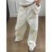 "Relaxed Fit Women's Jeans – High Waist Wide Leg Trousers With Vintage Wash (Breathable Cotton, Non-Restrictive, All-Day Comfort)"_mkmklike.com