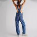 Women's Clothing Supply Casual Loose Denim Overalls Trousers For Women_mkmklike.com