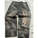 Women's Straight Leg Casual Trousers Loose Fitting Printed Distressed Cropped Jeans Trendy for Export Cross Border Trade Europe And America Wholesale_mkmklike.com
