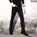 Men's White Skinny Jeans Ripped Stretchy Slim Fit Casual Long Pants Style Summer Trendy Denim_mkmklike.com