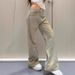 Glam Rhinestone Embellished Straight Leg Jeans - Trendy Girl Style Starry Denim Pants For Women_mkmklike.com