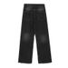 Men's Clothing High Street Loose Heavy Washed Distressed Embroidered Skull Vibe Style Trousers Men_mkmklike.com