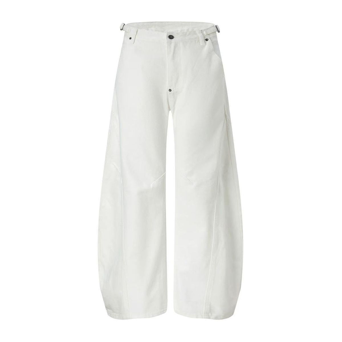 Vintage High-Waisted Carpenter Jeans – Unisex Distressed Denim With Breathable Weave (XS-XXL)_mkmklike.com