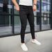 Slim Fit Stretch Denim Jeans For Men – Vintage Washed & Distressed Skinny Jeans (S-Xxxl) – Trendy Streetwear Pants_mkmklike.com