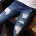 Men's Clothing Away Old Jeans Men's Pants Spring And Summer All Match Loose Straight Casual Pants Men_mkmklike.com