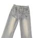 Men's Clothing Jeans For Men And Women, Flared Cleanfit, Niche High End American Straight Trousers_mkmklike.com