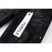 Men Women Summer Flared Jeans, Dark Black-Grey Fade With Metallic Splatters, Several Frayed Ripped Holes, Y2K Biker Stacked Look_mkmklike.com