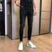 Men's CLothing Jeans men's slim-fitting skinny jeans for teenagers elastic tight pencil pants spring trendy all-match casual long pants_mkmklike.com