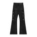 Men's Clothing American Style Dark Heavy Retro Zipper Irregular Personality High Street Jeans Unisex Trousers_mkmklike.com