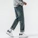 High Elastic Jeans Men's Small Feet Loose Retro Washed Trendy Brand Harlan Pants Large Size Middle Waist Youth Control Price 108 Know Clothes Decorat_mkmklike.com
