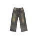 Men's Vintage Mud-Dyed Flared Jeans - High Street Loose Fit Retro Denim Pants For Casual Wear_mkmklike.com