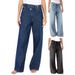 European And American Jeans For Women Casual Straight Pants Cross Border Wholesale_mkmklike.com