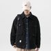 Men's Vintage Washed Denim Jacket Retro Workwear Coat With Relaxed Fit For Casual Wear_mkmklike.com