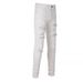 Men's Rhinestone Washed Distressed Patchwork Jeans High Street Style European And American AM Cross Border Fashion for Men_mkmklike.com