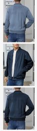American Style Cross-Border Men's Suede Jacket Spring And Autumn Fashion Casual Zipper Long Sleeve Cardigan Coat_mkmklike.com