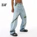 EF JEANS | 2024 New American Trend Street Hip Hop Graffiti Contrast Color Ripped Straight Jeans Men_mkmklike.com