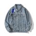 WASSUP NEST American Style Denim For Men Spring And Autumn Vintage Workwear Casual Jacket Versatile Turn-Down Collar Top_mkmklike.com