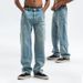 American Style Ditreed Jean For Men And Women, Wahed Vintage Looe Wide-Leg Straight Trendy High Street_mkmklike.com