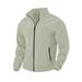 European And American Men's Polar Fleece Spring Autumn Winter Outdoor Zipper Stand Collar Jacket Top_mkmklike.com