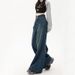 Retro Nostalgic Wide-Leg Jeans For Women, 2026 Spring New High-Waisted Versatile Slimming Lazy Drapey Floor-Length Pants_mkmklike.com