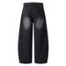 New American Style Wide-Leg Scimitar Jeans Men, Spring And Autumn Trendy Brand Long Pants, Straight-Leg, Plus Size,_mkmklike.com