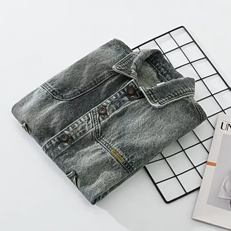 Men's Clothing Clothing American Retro Niche Design Worn Denim Vest Jacket Ins Men's Washed Old Waistcoat Trend_mkmklike.com