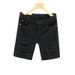 Men's Clothing Unisex High Quality Denim Shorts Retro Washed Distressed Ripped Straight Leg Loose Fit Five Point Pants_mkmklike.com