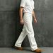 White Style Wide Leg Jeans For Men High Waisted Loose Fit Slimming Casual Summer Trousers Versatile Straight Leg Pants_mkmklike.com