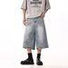 Men's Clothing Summer New Cropped Jeans Men's Loose Straight Trendy Brand Fashion Casual Shorts Washed Retro_mkmklike.com