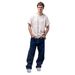 Men's Loose Straight Leg Jeans Style Elastic Waist Dropshipping_mkmklike.com