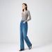 High-quality Vintage Straight-leg Jeans For Women, 2025 Spring New Style, High-waisted, Loose, Wide-leg, Four-way_mkmklike.com