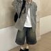 Men's Clothing Thin Denim Shorts Men's Summer New Straight Half Pants High Street Shorts_mkmklike.com