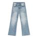 Men's Clothing Light Color Flared Jeans For Men Loose Fit Straight Leg High Street Trendy Brand Versatile Long Pants_mkmklike.com