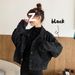 Chicco Black New Korean Style Loose Denim Jacket Short Versatile Top For Spring And Autumn Ins Trendy Women_mkmklike.com
