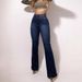 Women's Clothing Elastic Waistband High Waisted Stretch High-Waisted Stretch Flare Jeans For Women – Slim Fit Bootcut Denim Pants With Tummy Control_mkmklike.com
