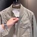 Baseball Jacket Spring Autumn Versatile Casual Workwear Coat Trendy Stylish Top Men's Fashion_mkmklike.com