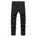Men's Clothing Black Jeans Men New Elastic Hole Men's Denim Foreign Trade Men's Jeans Trousers_mkmklike.com