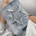 Men's Vintage Washed Denim Shorts Streetwear Relaxed Fit Distressed Style Clothing_mkmklike.com
