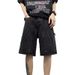 Vintage Washed Men's Denim Shorts Lightweight Summer Cargo Relaxed Fit Distressed Details S-XXXL Streetwear Staple_mkmklike.com