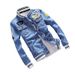 Men's Clothing Denim Jacket Men's Slim Trend Casual Jacket Men's Youth Large Size Jacket_mkmklike.com