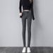 Dark-colored Women's Skinny Jeans 2026 New Spring And Autumn High-waisted Slim-fit Winter Trousers_mkmklike.com