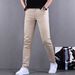 Men's Clothing Stretch Denim Skinny Jeans Slim Fit Multi Crafted Khaki Trousers_mkmklike.com