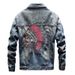 Pulse Pulse 2025 Spring Autumn Embroidered Denim Men's Trendy Brand Korean Style Fashionable European And American Street Versatile_mkmklike.com