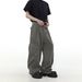 Suitable For All Seasons Unique Design Straight Leg Cargo Jeans For Men American High Street Loose Fit With Big Pockets_mkmklike.com