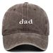 Unisex Monogram embroidery dad Wash cotton can adjust the casual shade DAD baseball cap_mkmklike.com