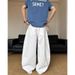 New American Retro White Jeans for Women High Waisted Slimming Loose Fit Curved Blade Midweight Cotton Wide Leg Pants_mkmklike.com
